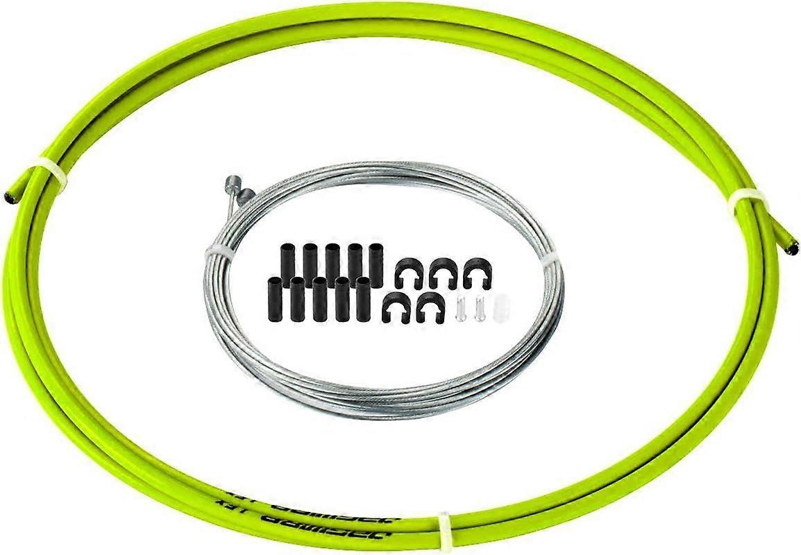 Bicycle shift cable and set - for MTB and road bikes (green)