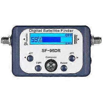 Testeur numérique pour récepteur de signal TV, détecteur de satellite avec boussole et écran LCD, FTA DVB-S2