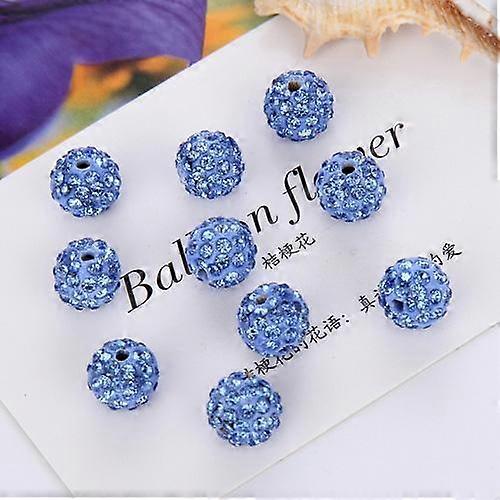 8 10mm 5/10Pcs Soft Acrylic Diamond Ball And Waxberry Ball Disco Round Ball Crystal Beads Loose Beads Jewelry Making Manual Accessories