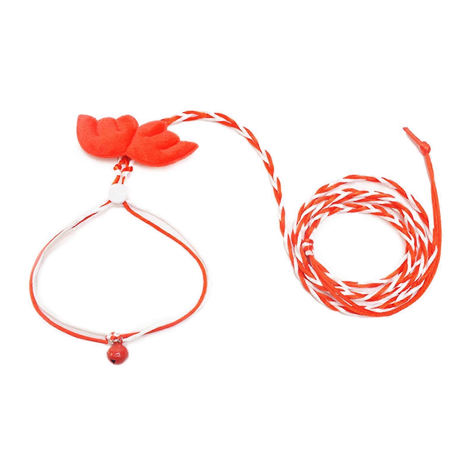 Adjust Size Size Hamster Plush Wing Traction Rope Set Walking Hamster Harness Reliability Harness for Hamster Product Big red