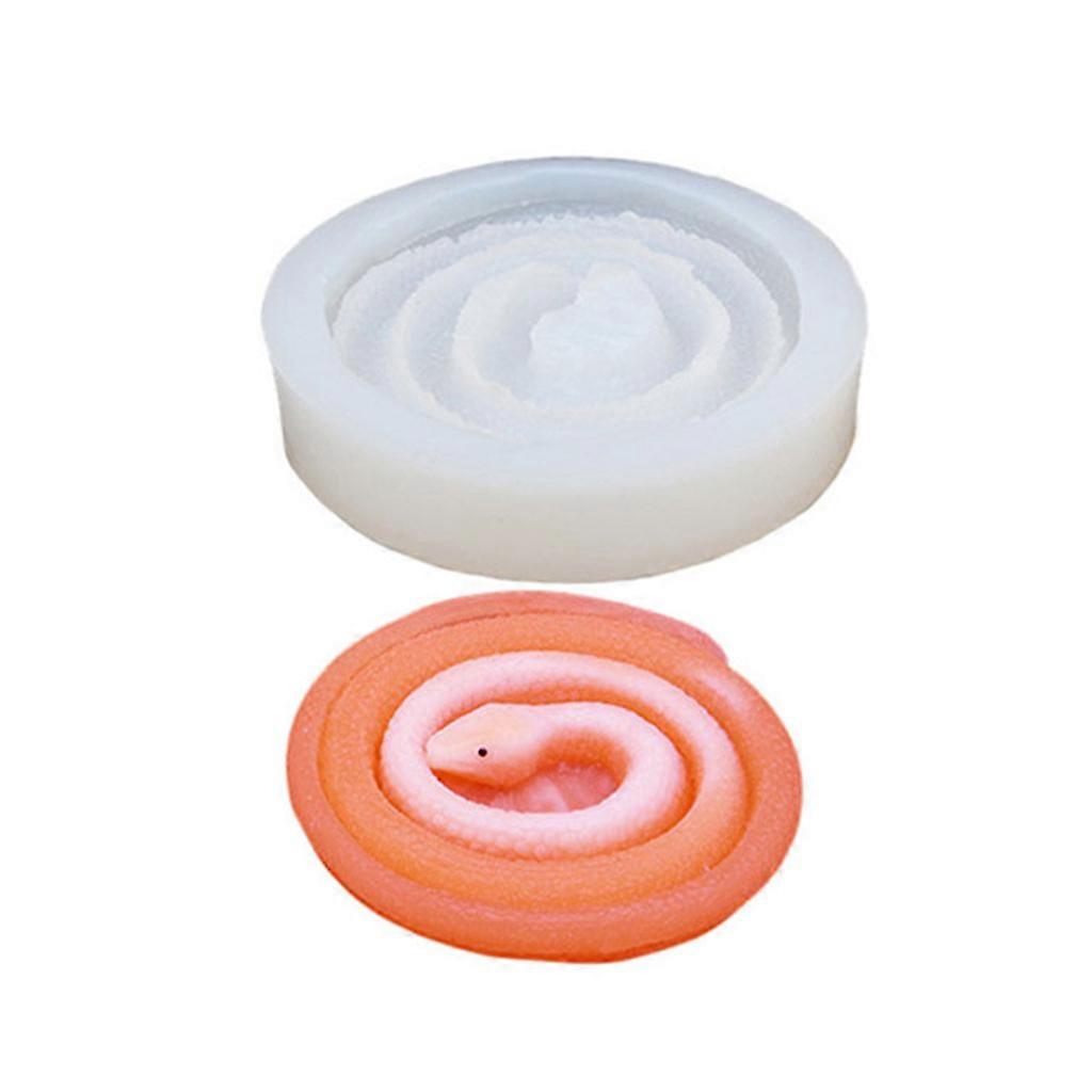 Coiled Snake Shape Silicone Mold DIY for Cobra Candlestick Epoxy Resin Mould Home Decor Multi-Purpose Resin Casting Moul