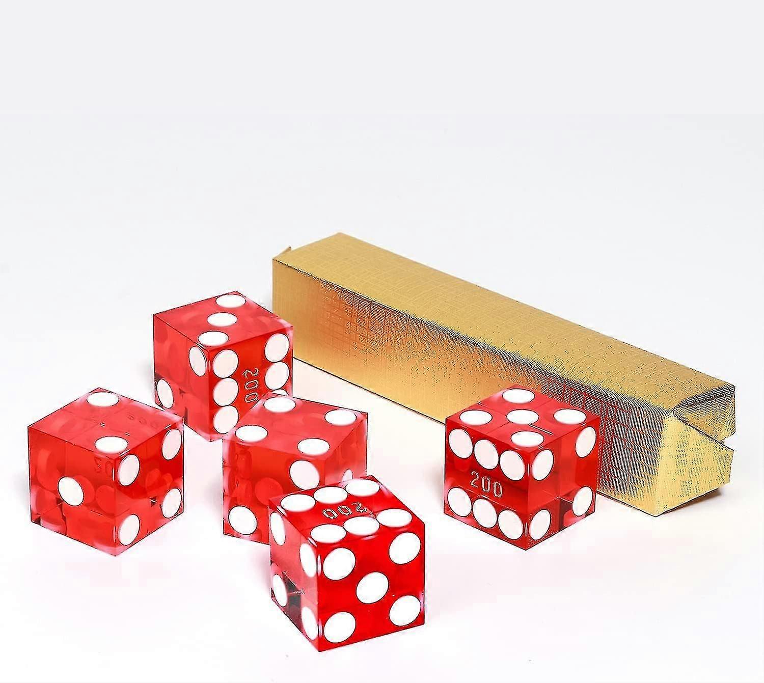 19mm Casino Style Dice Set - AAA Precision Series