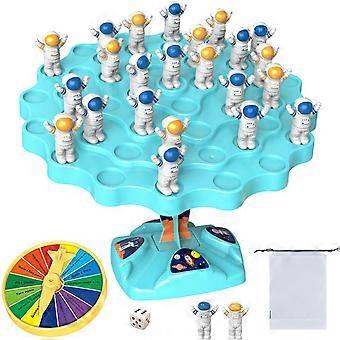 48Pcs Balance Spiele für Kinder, Swing Stack Balance Spiel, Astronaut Balance Spiele für 2 Spieler + Familie Tabletop-Puzzlespiel Montessori Spielzeug Partys für