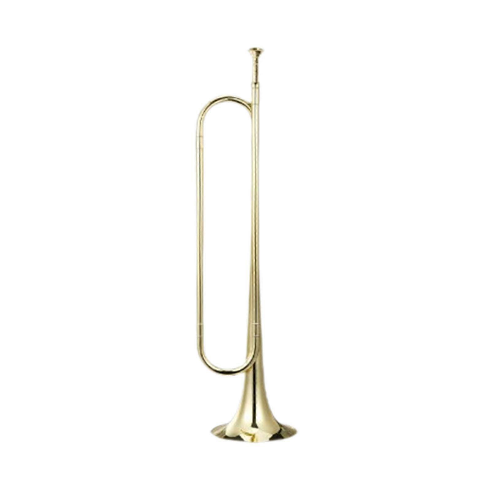 Bugle Cavalry Trumpet with Mouthpiece Blowing Bugle Scouting Trumpet Bugle for