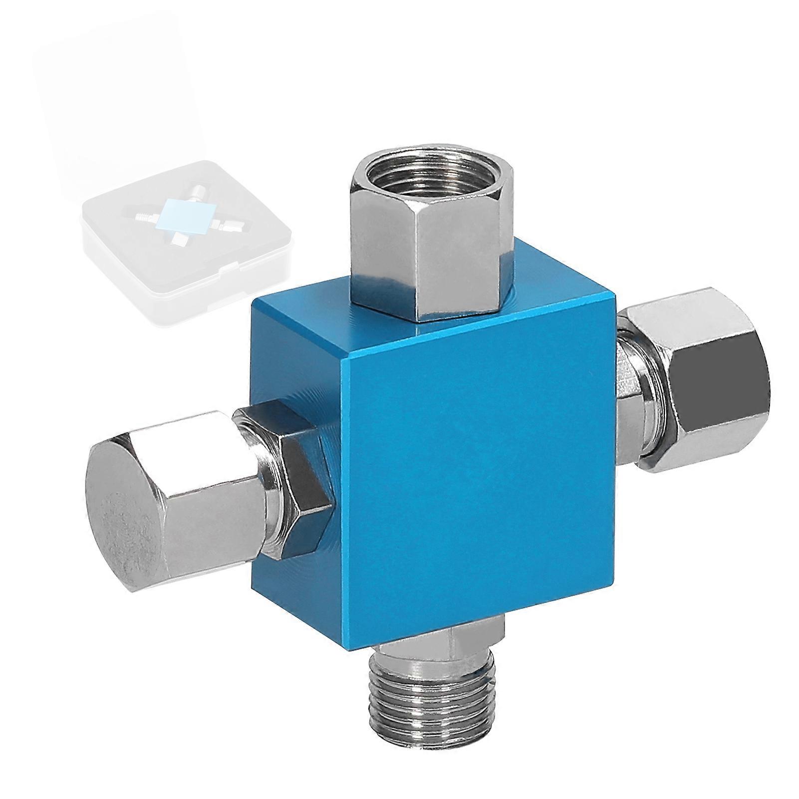 Compact Three-Way Connector Versatile Airbrush Compressor Splitter for Enhanced Multi-Tool Airbrushing Performance