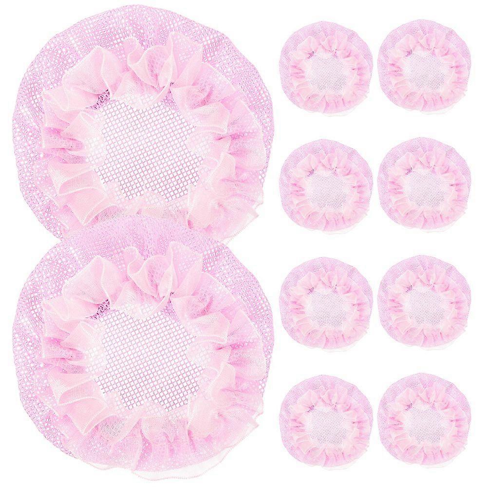10pcs Invisible Hair Bun Net Soft And Comfortable Hair Accessories For Girls Easy To Use Hair Bun Maker Sturdy And Reliable Hair Net For Ballet