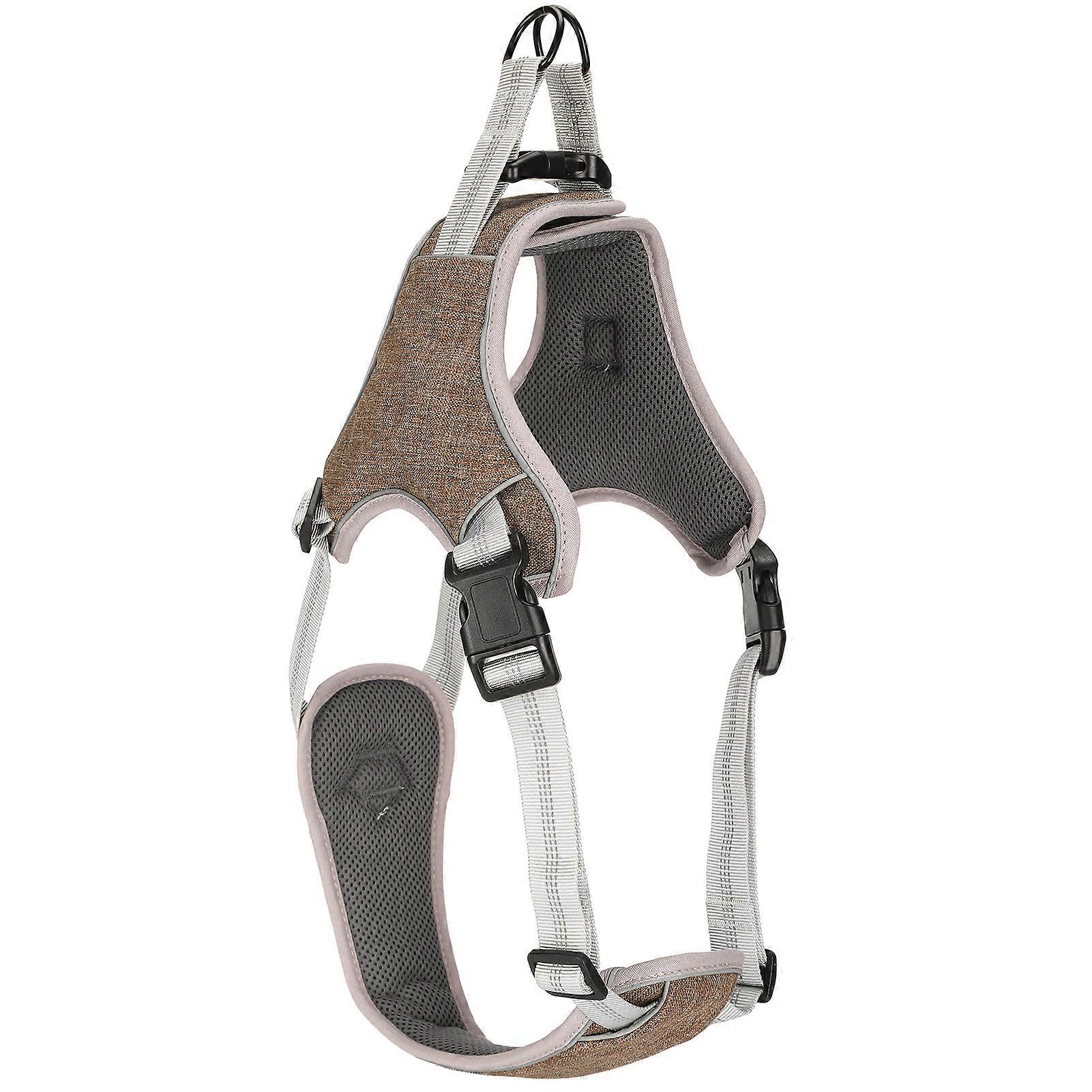 Outdoor Dog Vest Harness Adjustable Reflective Anti-Lost Vest for Medium to Large Dogs, Durable and Comfortable Fit