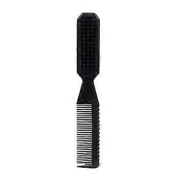 2 en 1 brosse de nettoyage des cheveux cou Duster cassé enlever le peigne pour une coiffure sans effort coiffage contrôle des frisottis rose