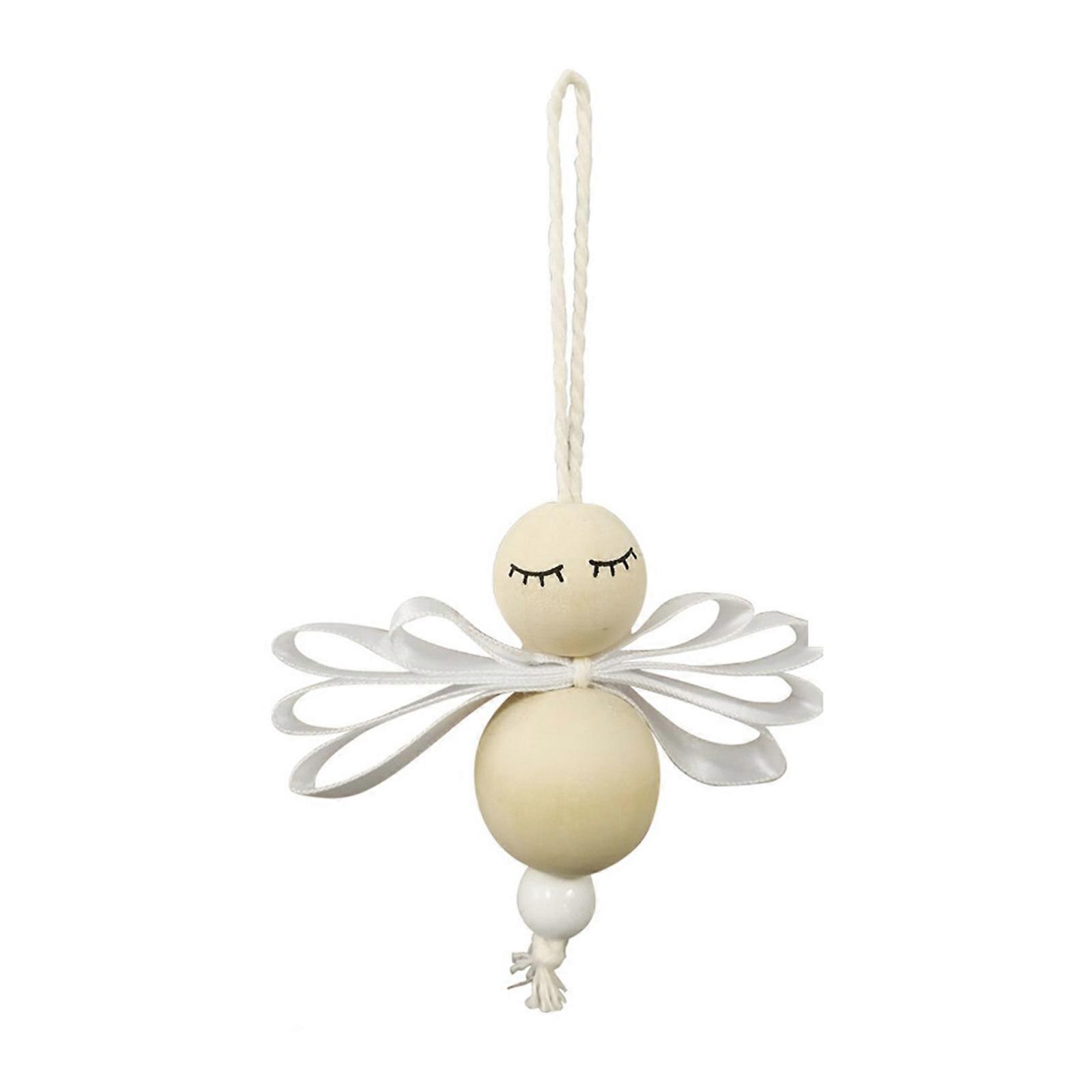 Exquisite Handmade Christmas Small Snowman Ornament, Add a Touch of Holiday Spirit for Christmas Tree Durable Material  White