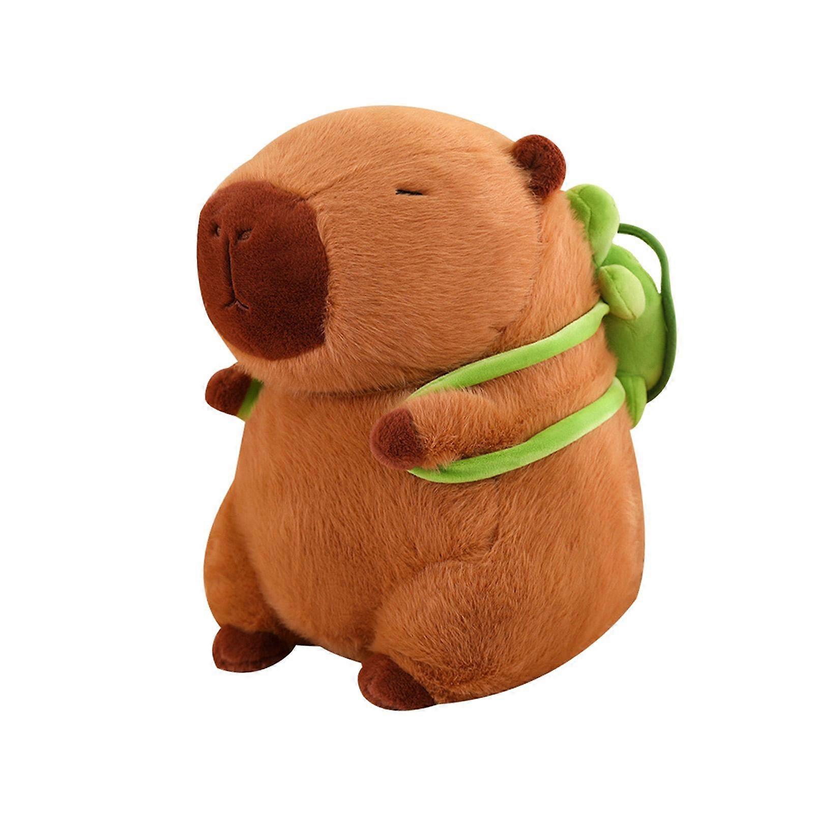 Plush Doll Stuffed Toy Comfortable Realistic Plush Toy with Turtle Bag for