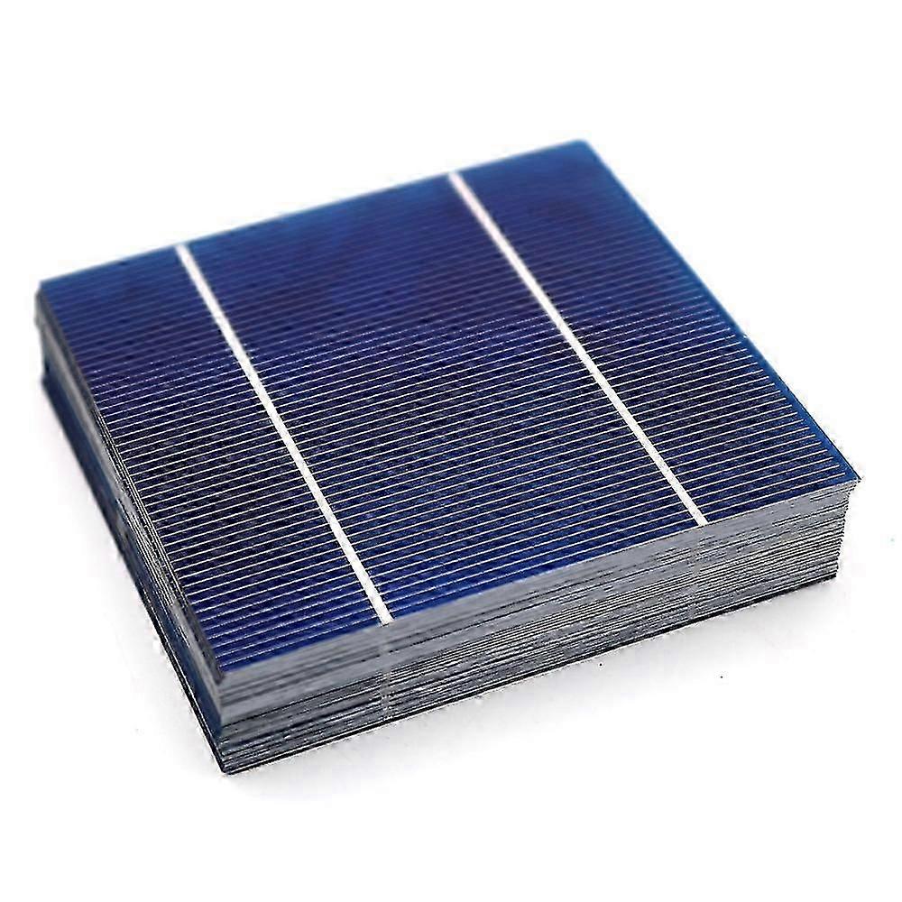 100 قطعة لوحة شمسية DIY شاحن بطارية سيليكون متعددة الكريستالات شحن 78 ممخلية شمسية أحادية البلورية من السيليكون