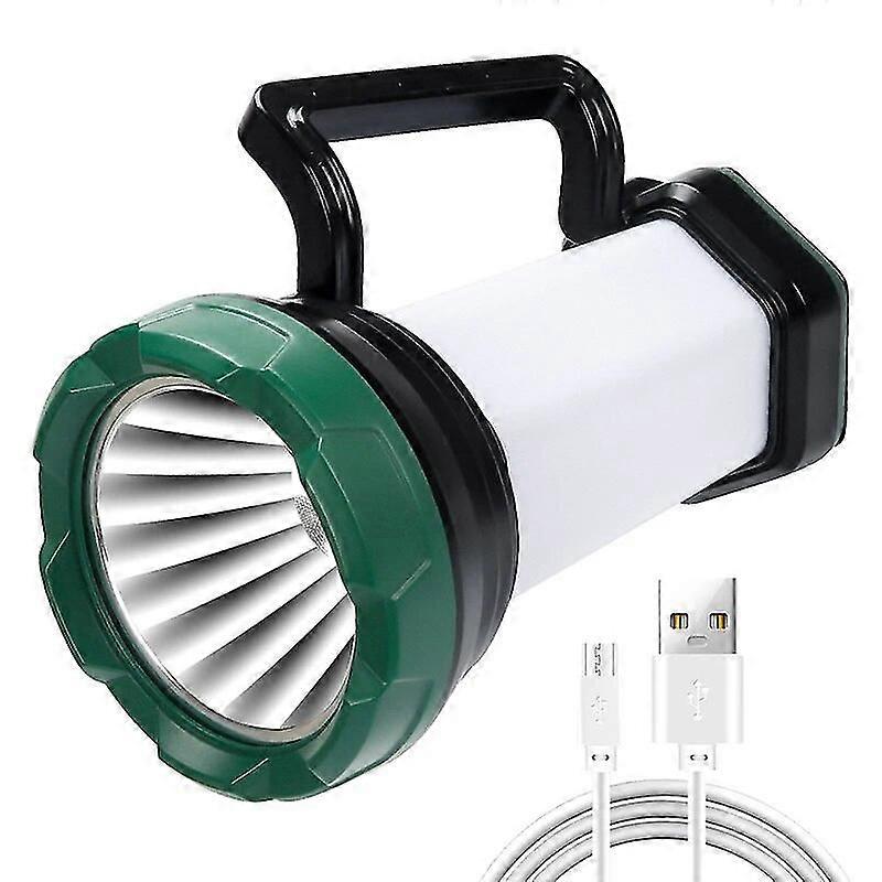 Powerful Flashlight USB Rechargeable Hand Light Searchlight Multi-Function Waterproof Torch Outdoor Fishing Camping Work Light