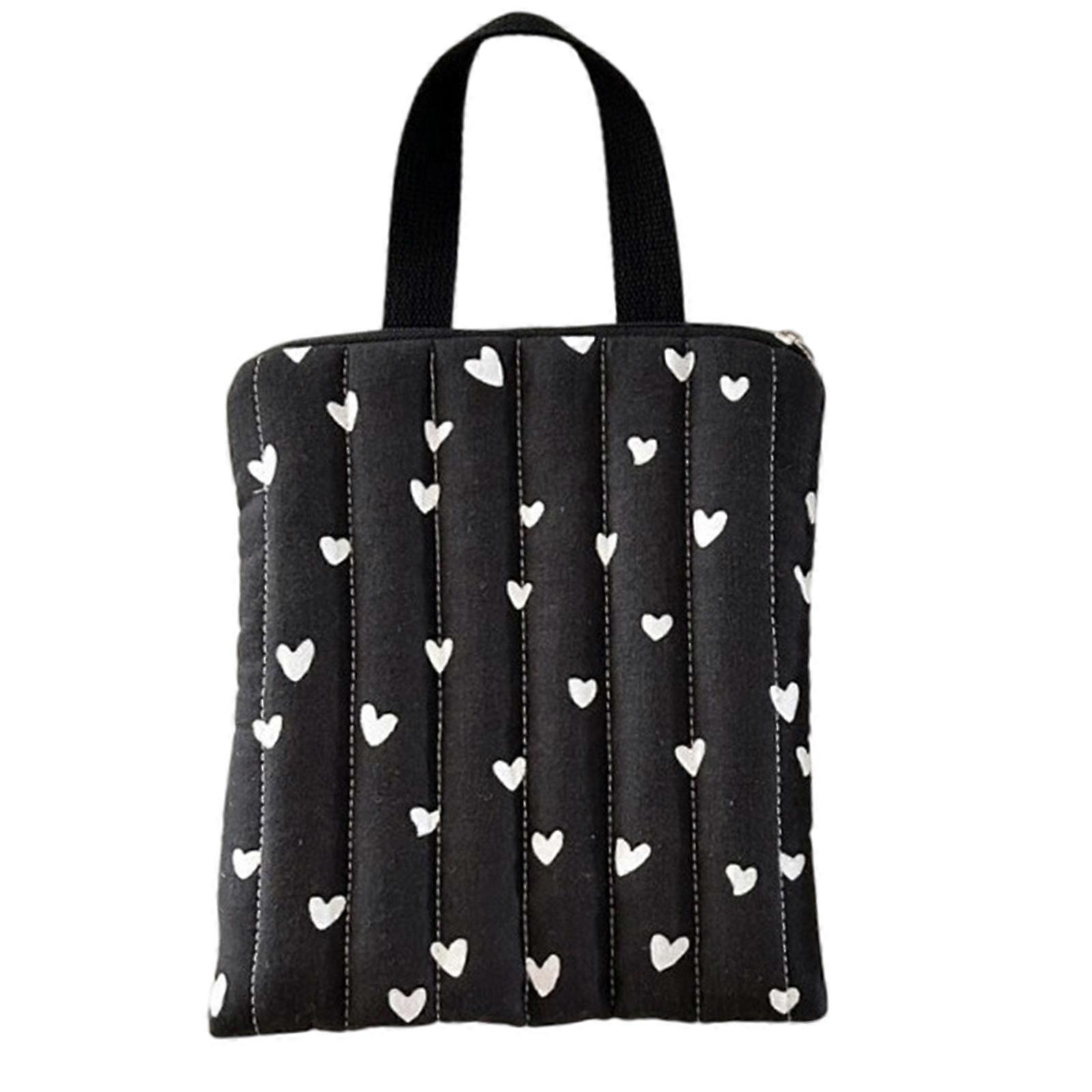 Mom Handbag for Daily Outings with Spacious Compartment, Convenient Baby Gear Organiser Bag with Handle Strap Black