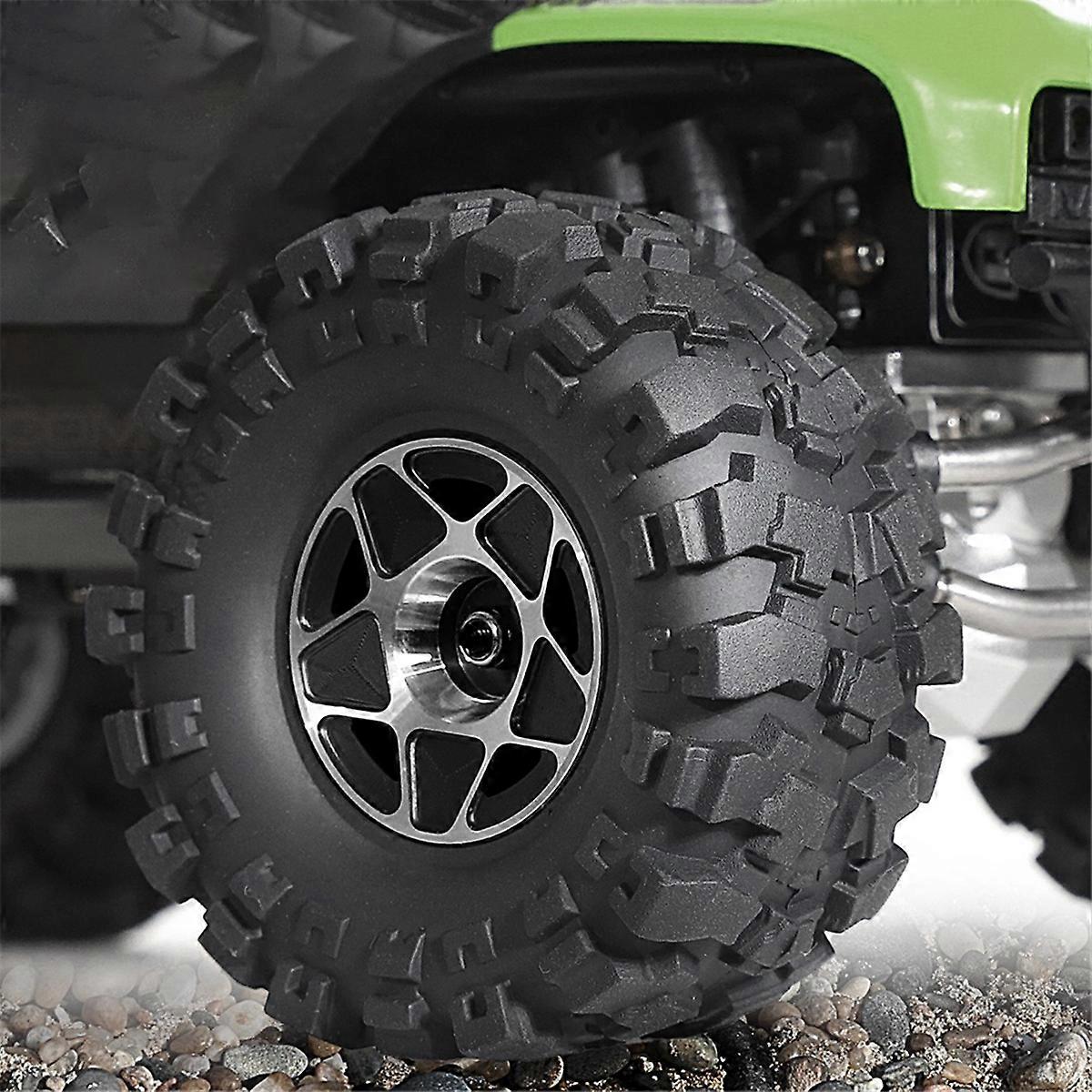 Metall Beadlock Radnabe Felge für 1/24 RC Crawler Auto Rot