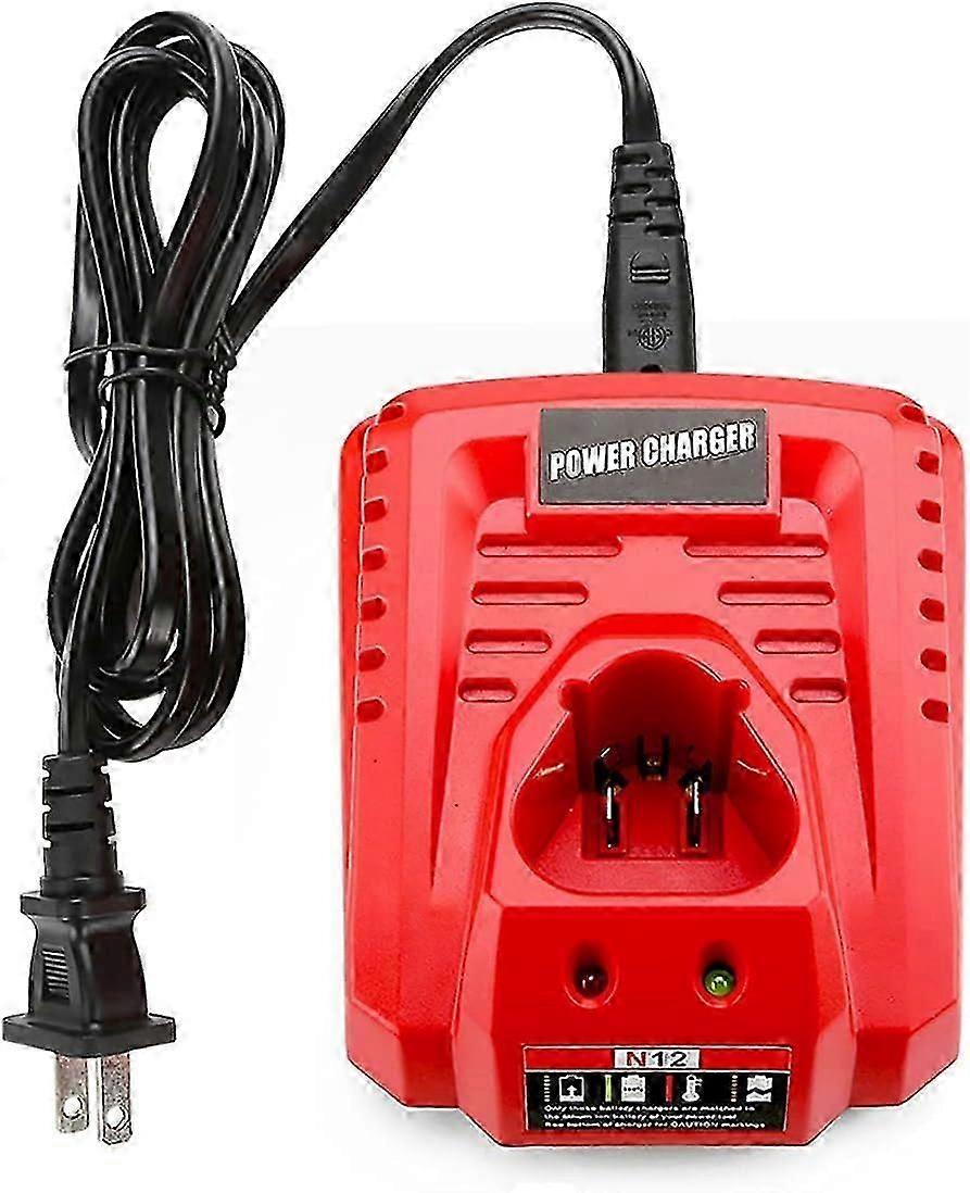 12V Rapid Charger Replacement for MIL 12V Battery Charger, Compatible with Milwaukee M12 Lithium Battery 12Volt 48-11-2401 48-11-2411 48-11-2412,Euro