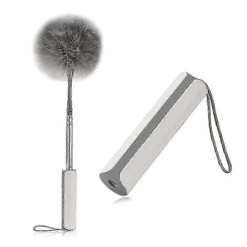 Christmas Electric Feather Duster, 360-degree Electrostatic Duster, Feather Blanket, Household Dust Collector