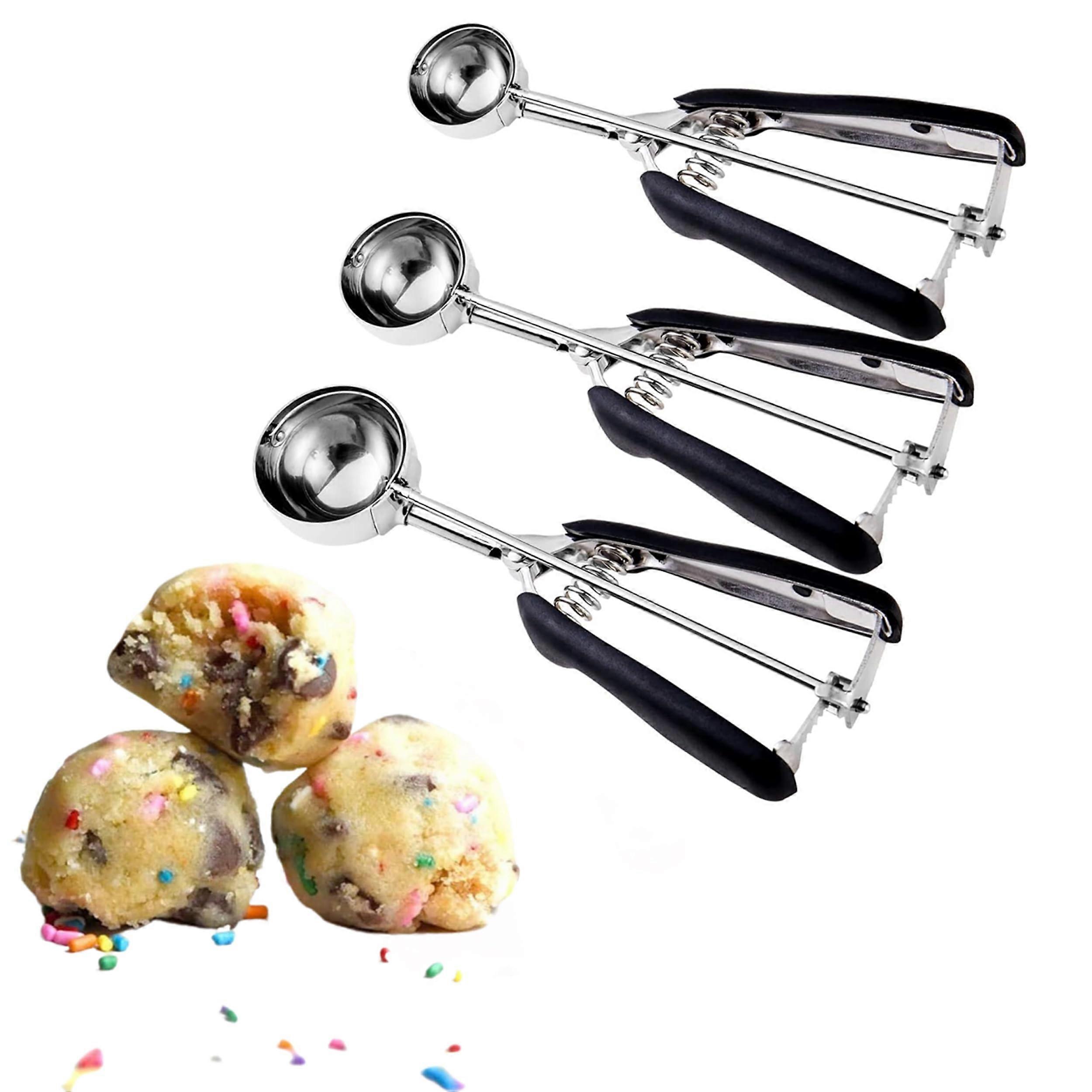 3 Set Cookie Dough Scoops Large Mini & Small Size