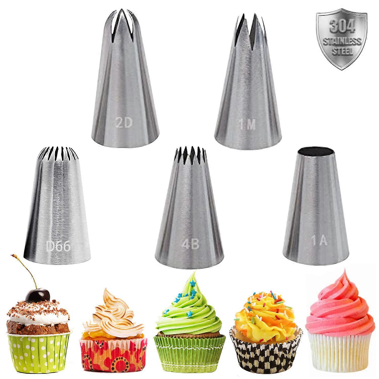 Cupcakes Decoration Set, Stainless Steel, Seamless Welding