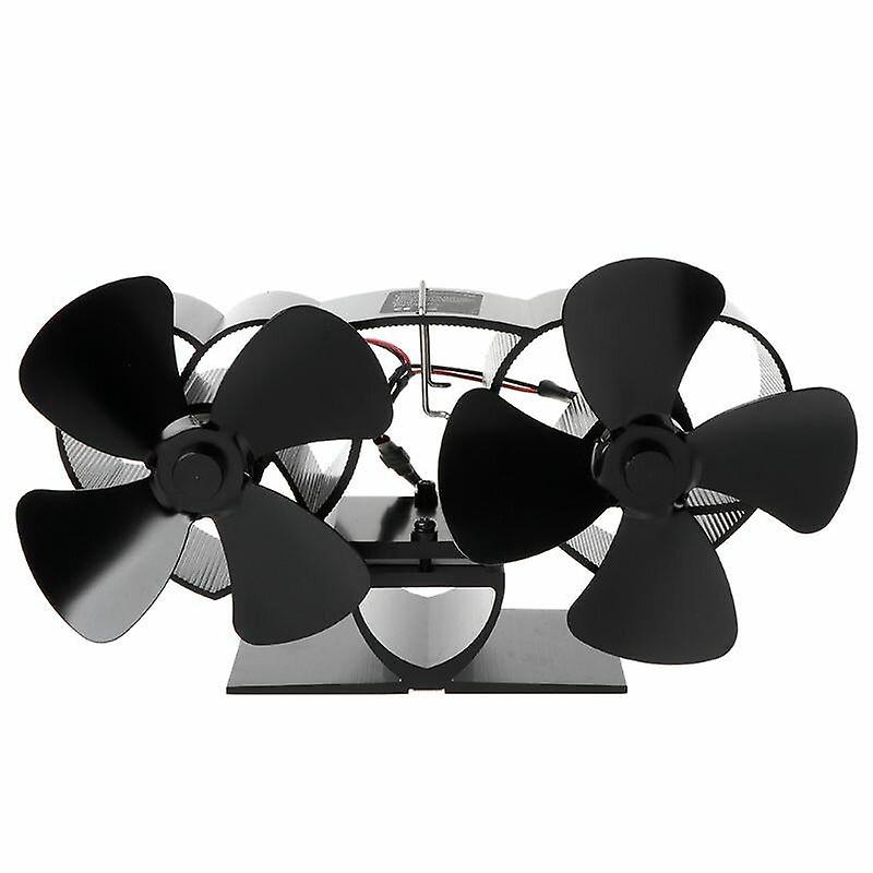 8 Blades Fireplace Fan Stove Fan Heated Fan Heat Powered Eco Fan