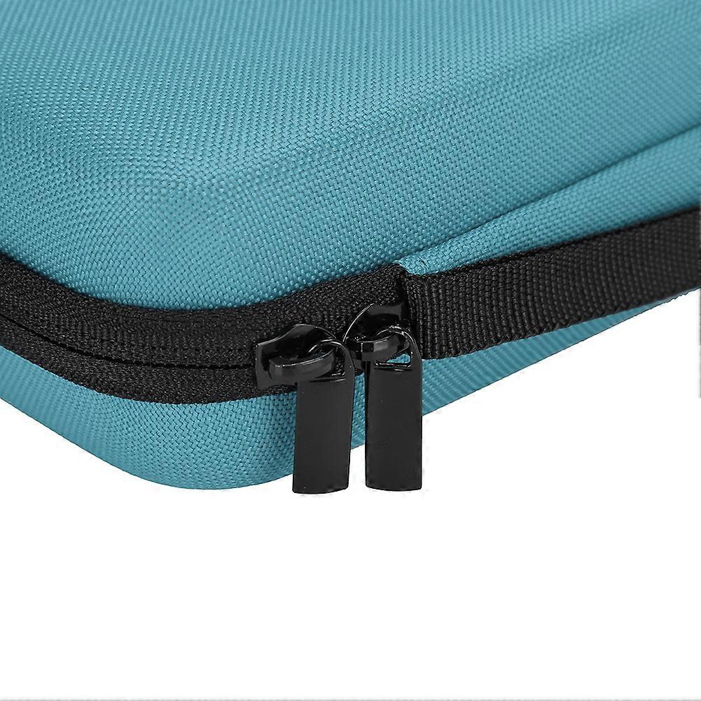 Portable EVA Stethoscope Storage Box Organizer Case Light Blue