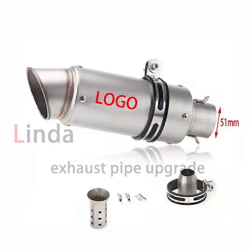 51mm/60mm motorcycle universal SC exhaust pipe with db killer muffler GP project for Kawasaki z900 z1000 CBR600 S1000RR MT07