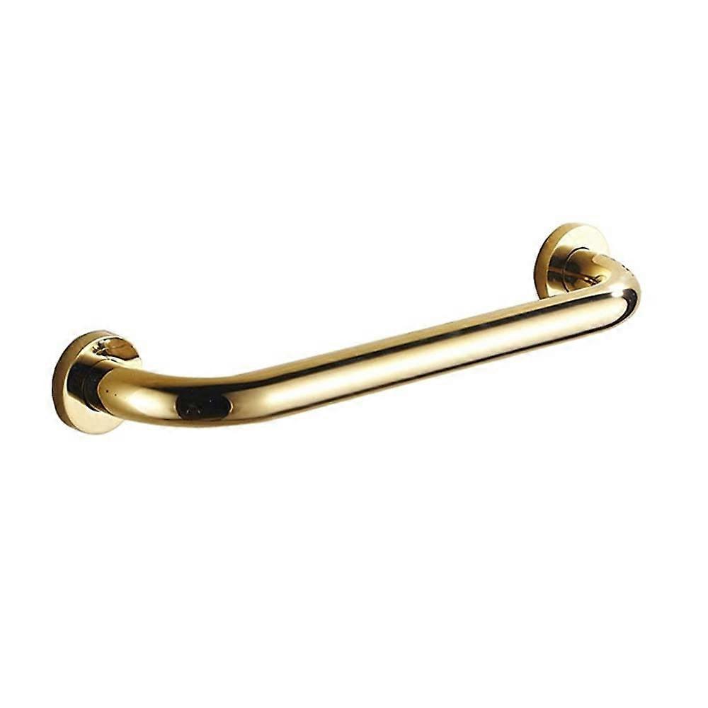 Handrails,Grab Handles Safety,Handrails Grab Bar Copper Grab RailSlip Support Handle Bathroom Towel Bar, Gold, Elderly Shower Toilet