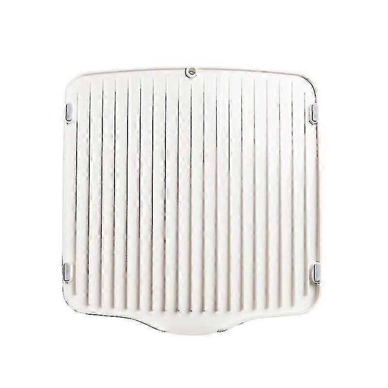 Dish Drying Board Sink Draining Rack For Kitchen Countertop Drain Tray Undermount Sink Side Drip Sloping Dish Drainer Tray White