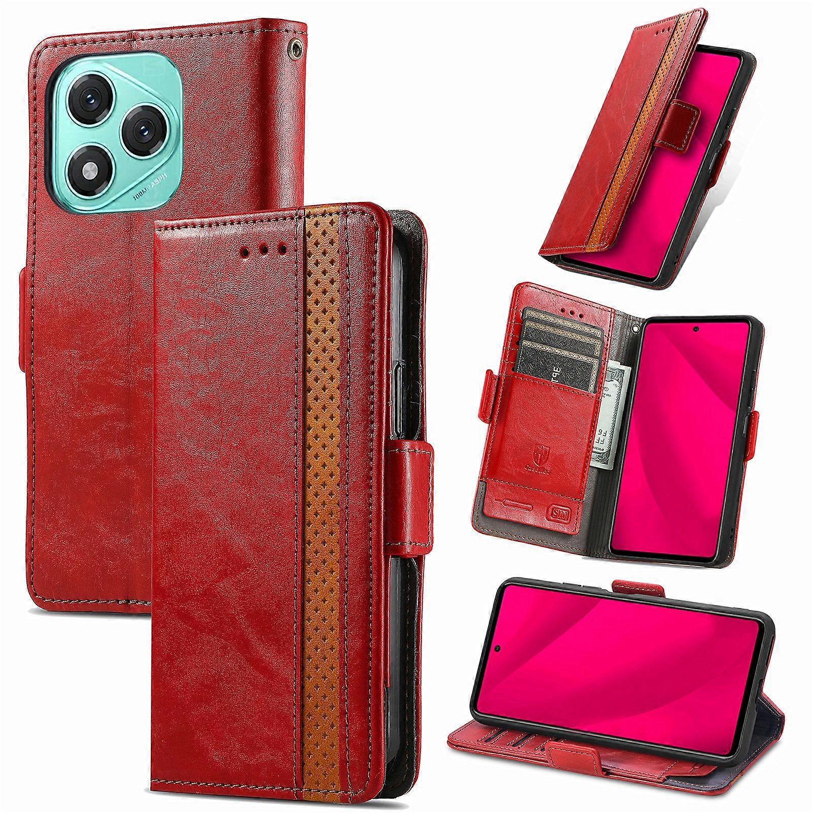 Compatible With Honor 400 Lite Wallet Case, PU Leather Flip Case with Card Holders RFID Blocking Kickstand Phone Cover