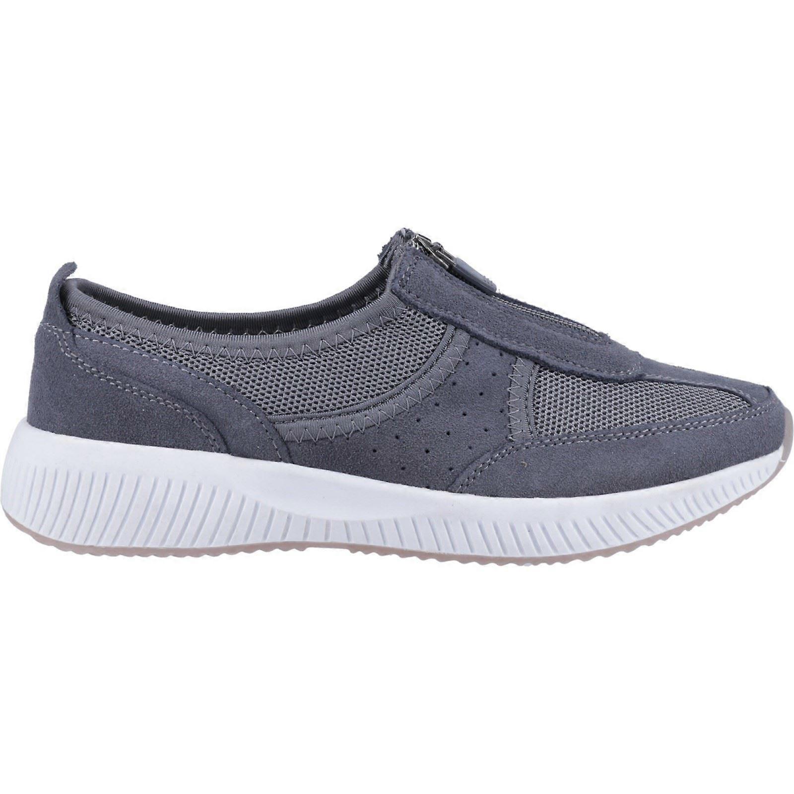 Fleet & Foster Cora Gris Suede+Textile Femme Chaussure Femme Dames t-8