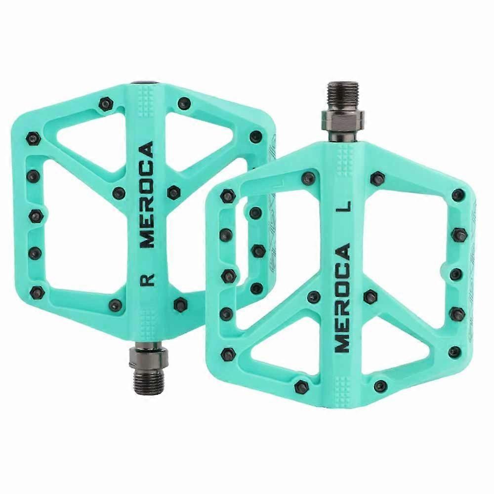 Pedały rowerowe 1 para Nylonowe płaskie pedały rowerowe Antypoślizgowe pedały roweru górskiego Pedały platformy rowerowej Pedały
