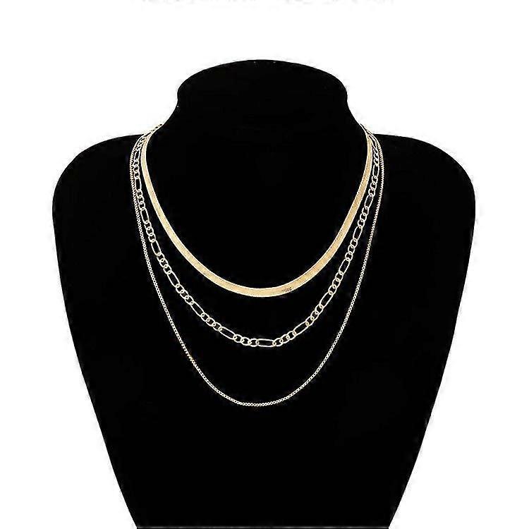 Punk Metal Snake Bone Chain Necklace