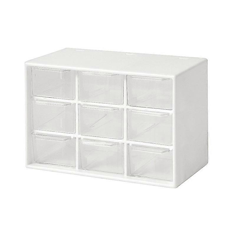 Transparent Desktop Small Objects Compartment Drawer Organizer Hair Accessories Storage Case