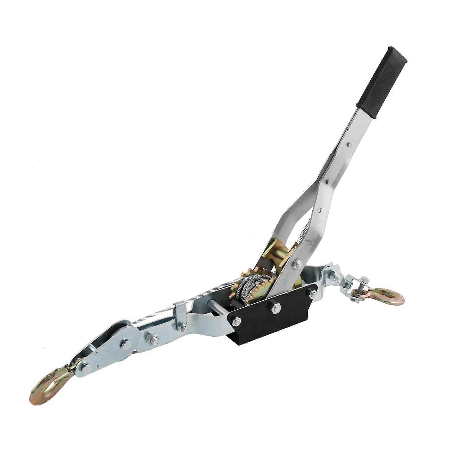 Chain Hoist, 4 Ton 8800LBS Power Puller Hand Winch, Steel Cable Come Along Tighter W/ 2 Hooks with Precision and Safety