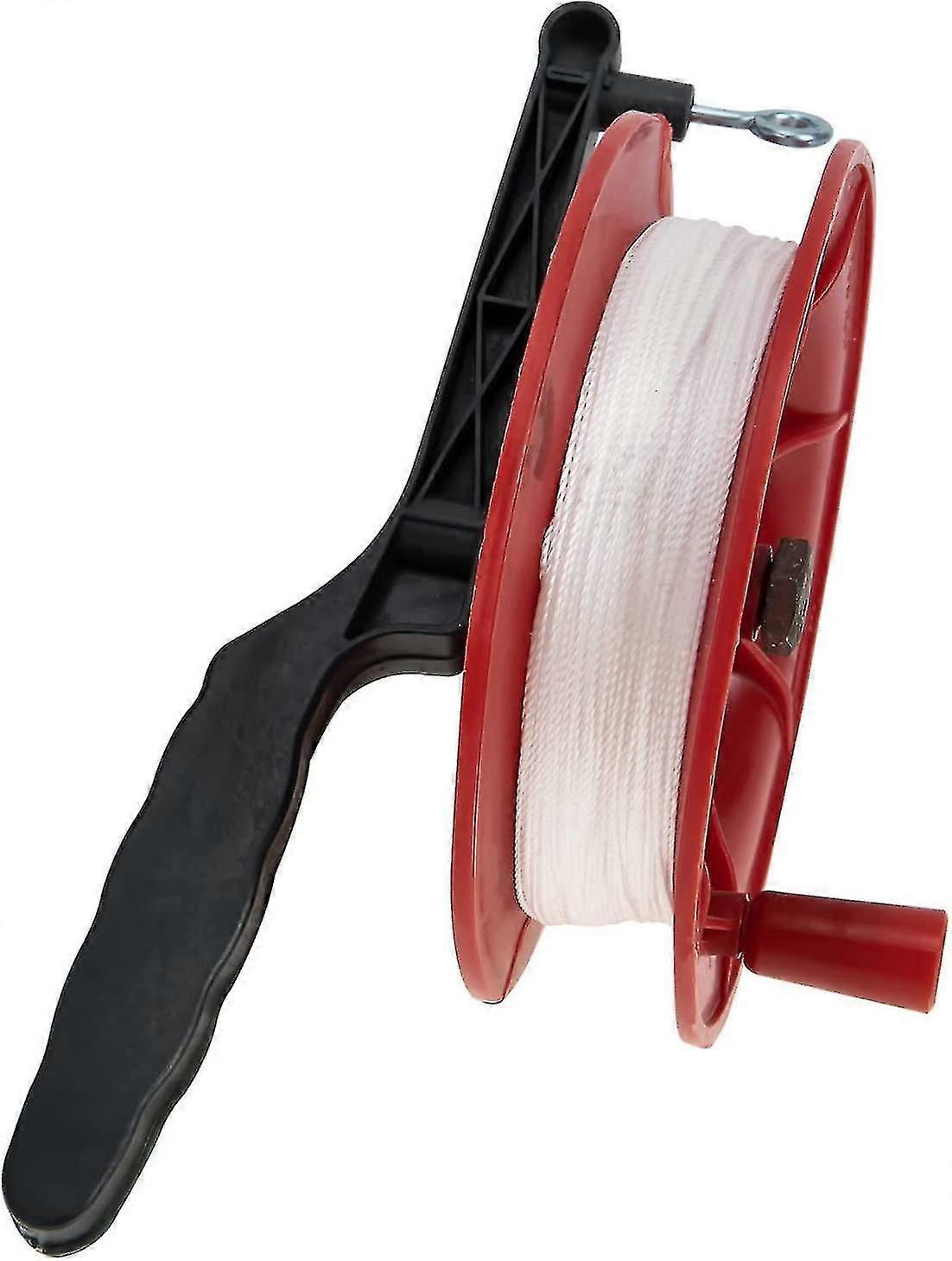 طائرة ورقية سلسلة بكرة في الهواء الطلق خط طائرة ورقية لونر طائرة ورقية بكرة لفافة في الهواء الطلق أدوات الطيران للأطفال (الأحمر) (2PCS)