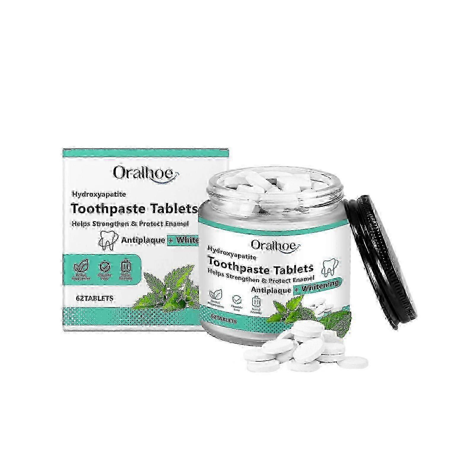 Mint Brightening Toothpaste Tablet Oral Deodorizer Fresh Breath Portable Toothpaste Chewable Tablet