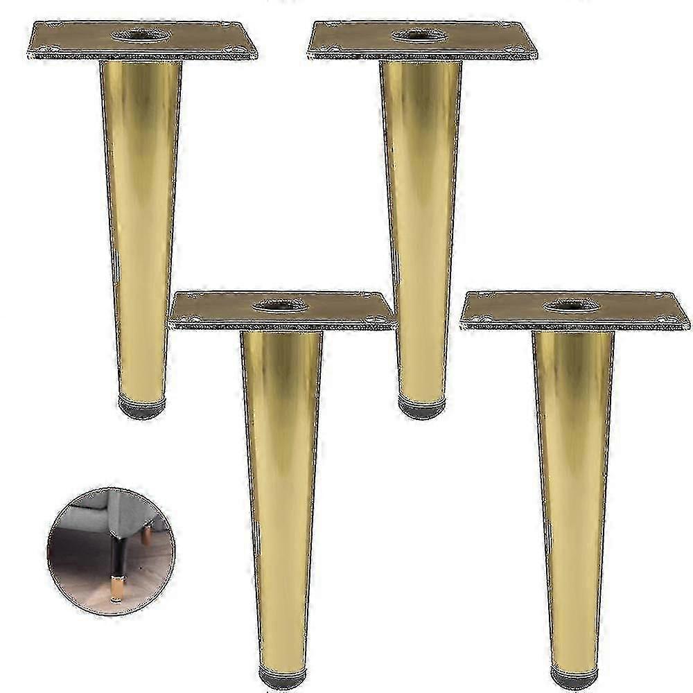 Set Of 4 Furniture Legs,straight Sofa Leg, Table Leg Cabinet Legs Bedside Metal Legs