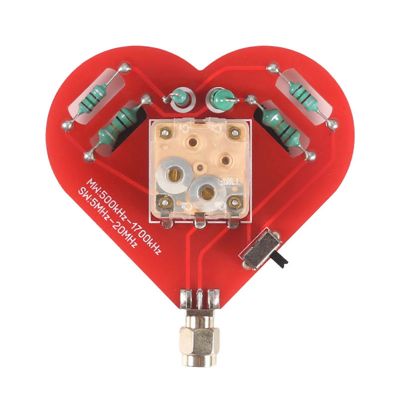 MW 500KHz-1700KHz SW 5MHz-20MHz Medium and Shortwave Antennas Improve Signal Reception for Radio Multicolor