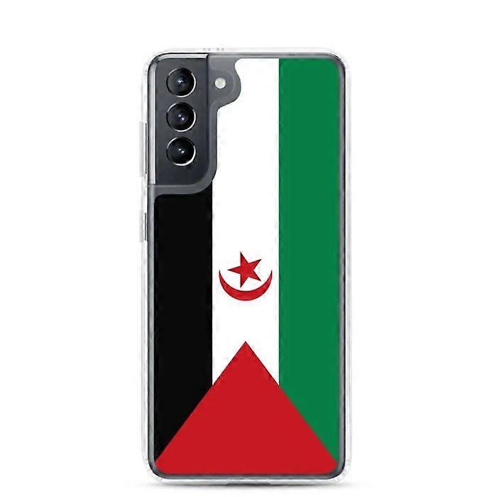 Phone Case - PIXELFORMA - Samsung Galaxy S21 Plus - Flag - Transparent Plastic - Flexible