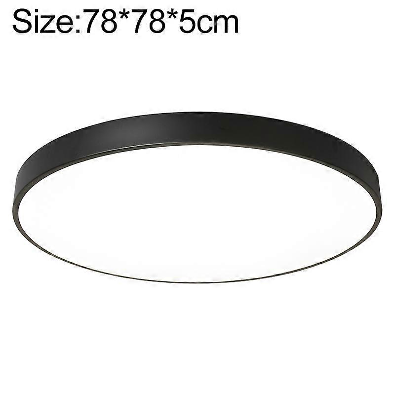 Macaron LED Round Ceiling Lamp, 3-Colors Light, Size:78cm
