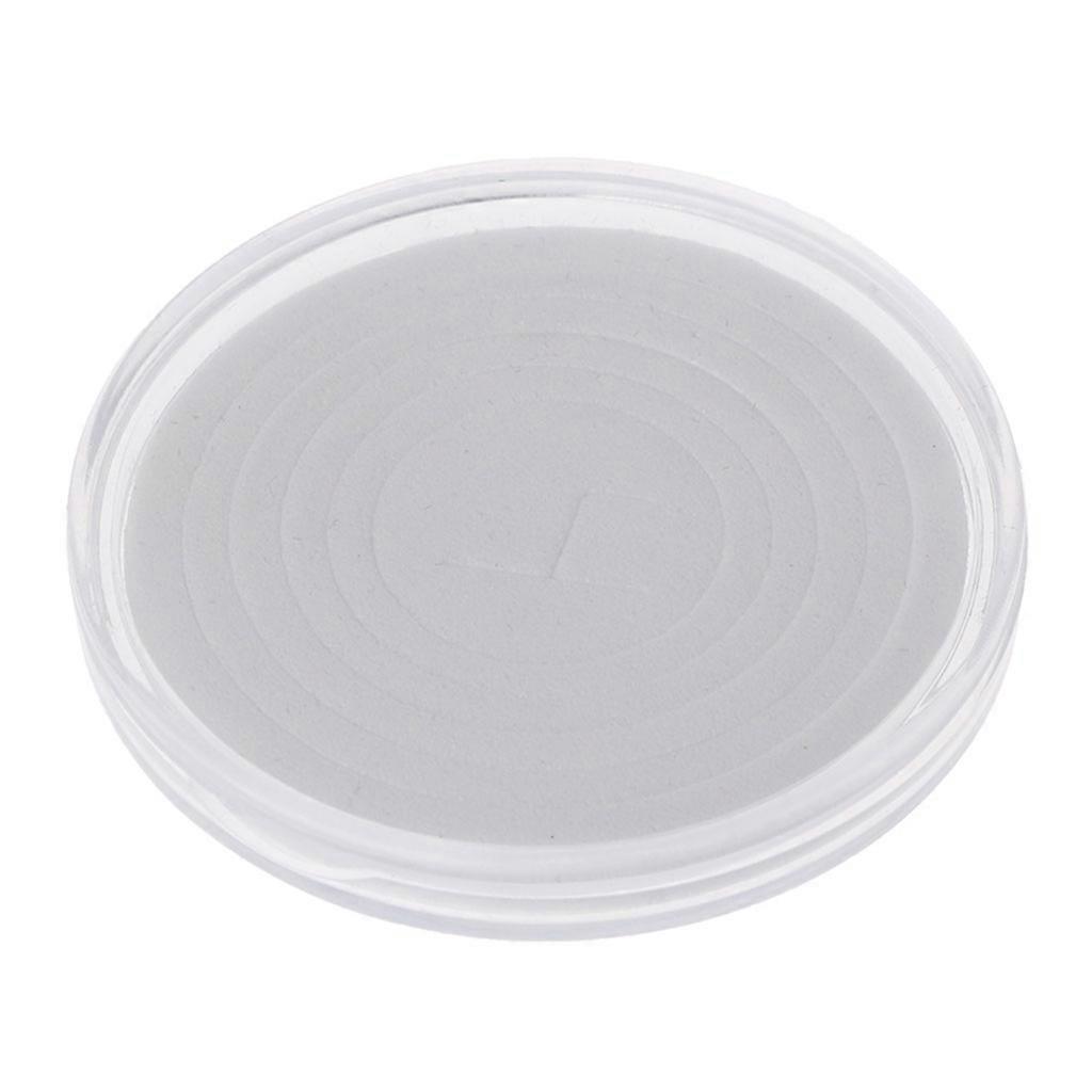 Round Coin Storage Box Inner Pad Set Precious Souvenir Collectible Container for Outdoor Traveling Collection Storage Clear S