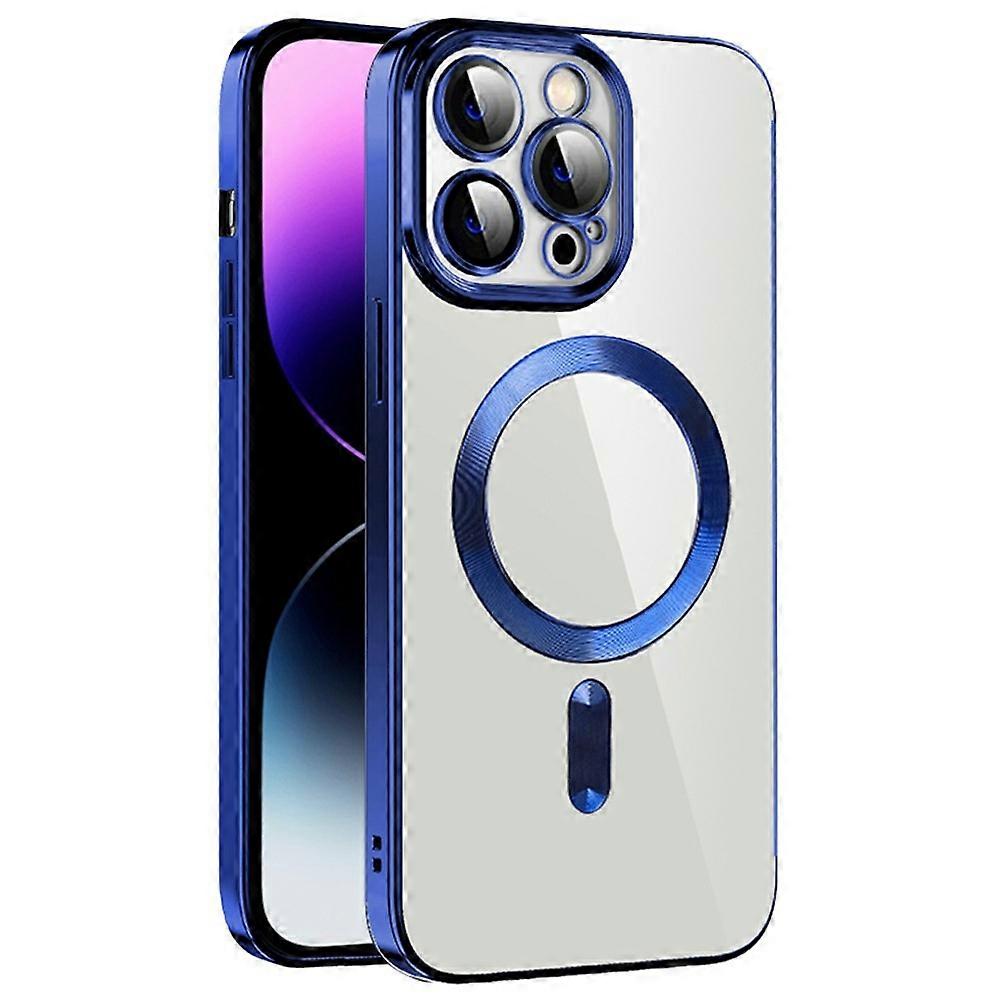 For iPhone 15 Pro Case Compatible with MagSafe TPU + PC Clear Back Cover