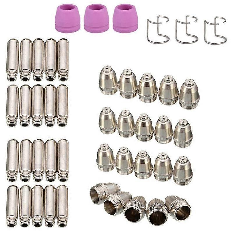 46PCS for -55 -60 WSD-60 Plasma Cutter Consumables Kit Cap