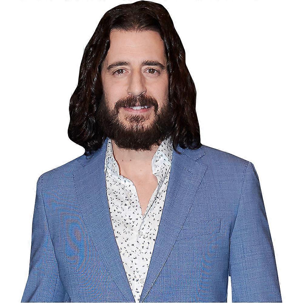 Jonathan Roumie (Blå kostym) Halvkropp Buddy Cutout