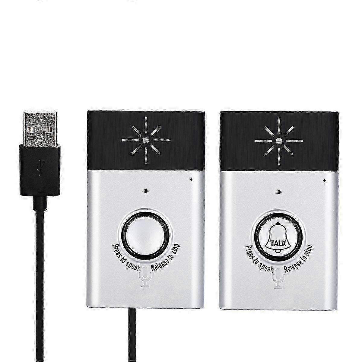 Wireless Intercom Doorbell with Two-Way Voice for Home Security