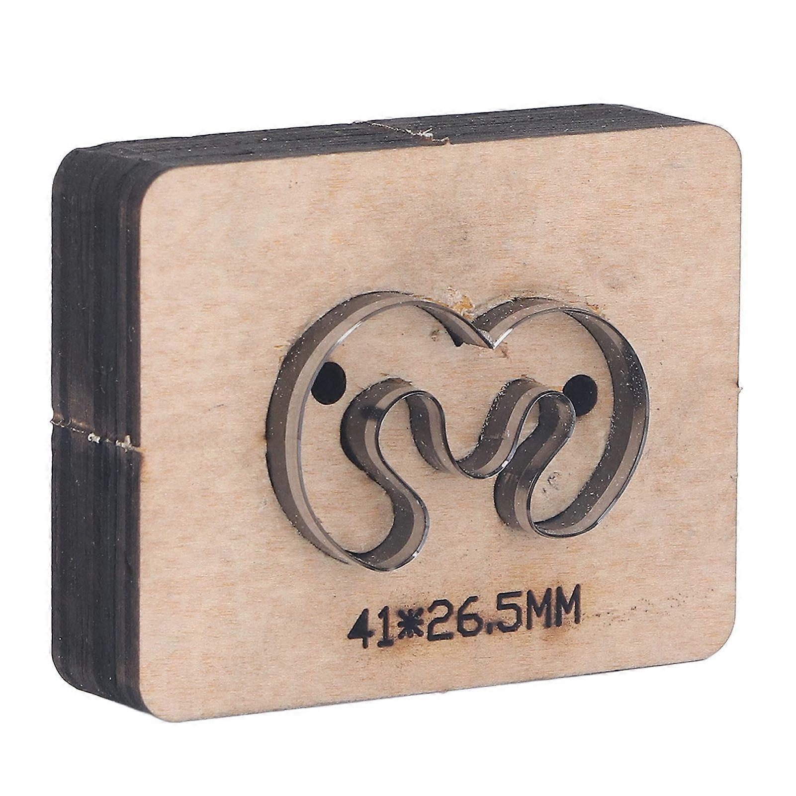 2025 Latest Model  Number 3 Shape Leather Punching Cutting Die Shaped Leather