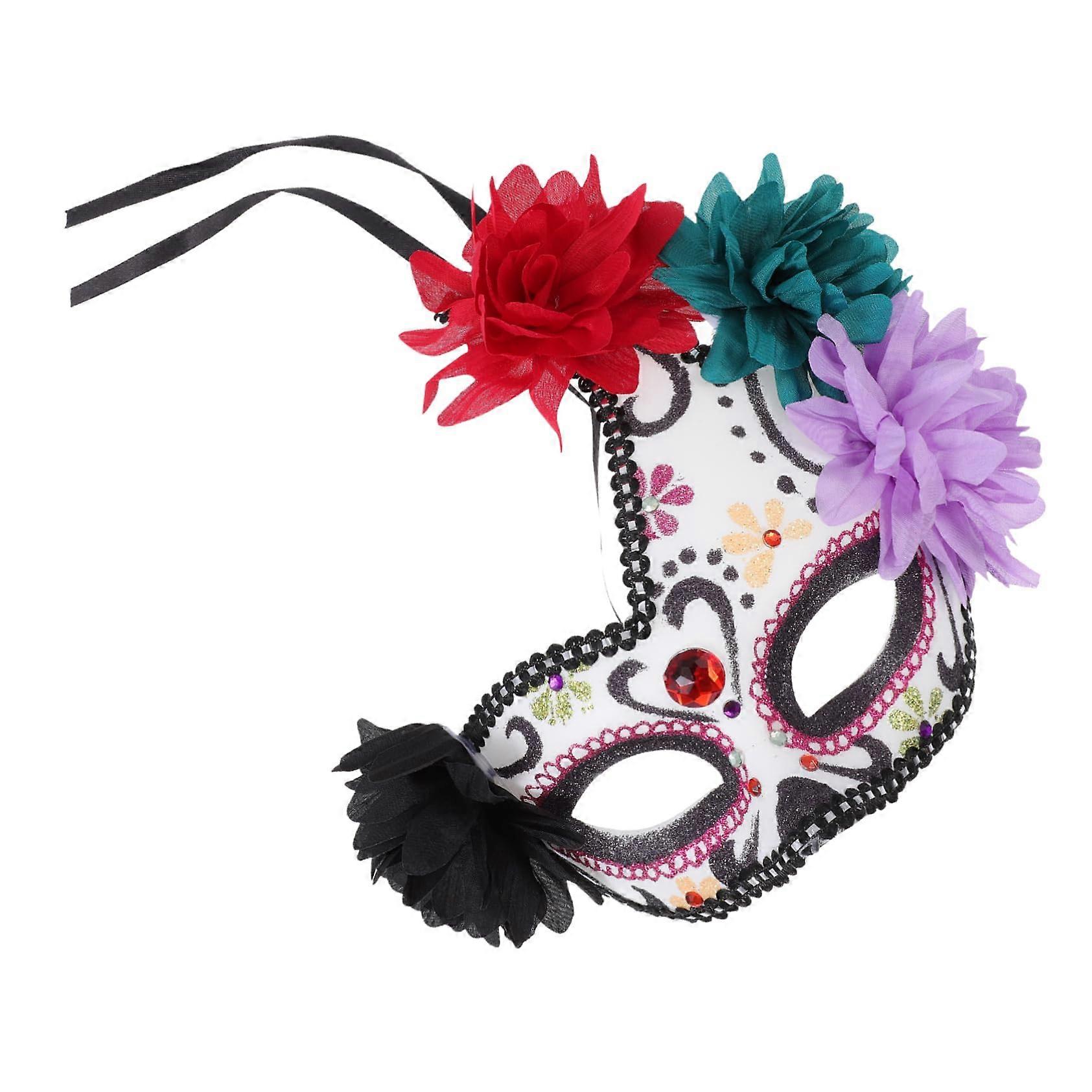 Halloween Skull Fancy Mask Masquerade Mask Decorative Skull Mask For Cosplay Party Accessory