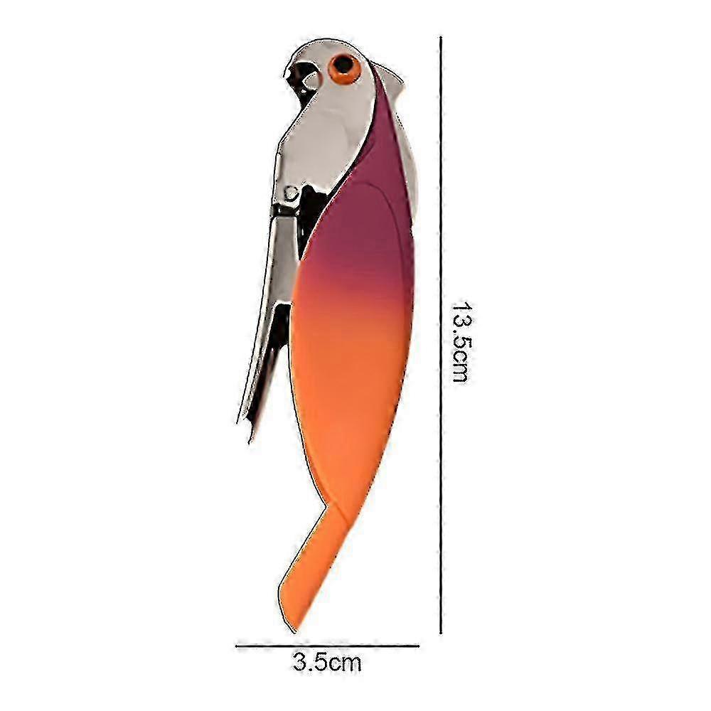 Décapsuleur créatif en acier inoxydable en forme de perroquet