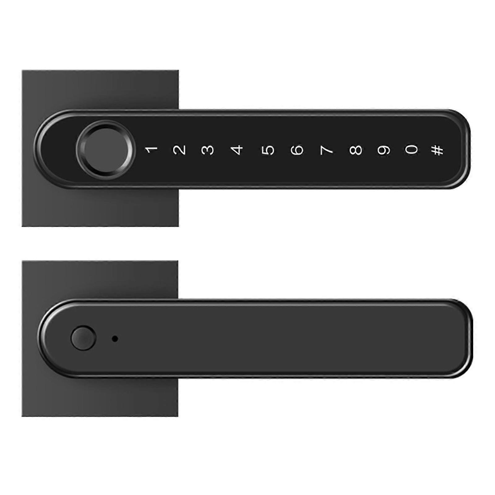 Keypad Door Lock with Handle for Smart Door Lock with Fingerprint/Password/for Key/App Zinc Alloy Code Lock Suits Home O