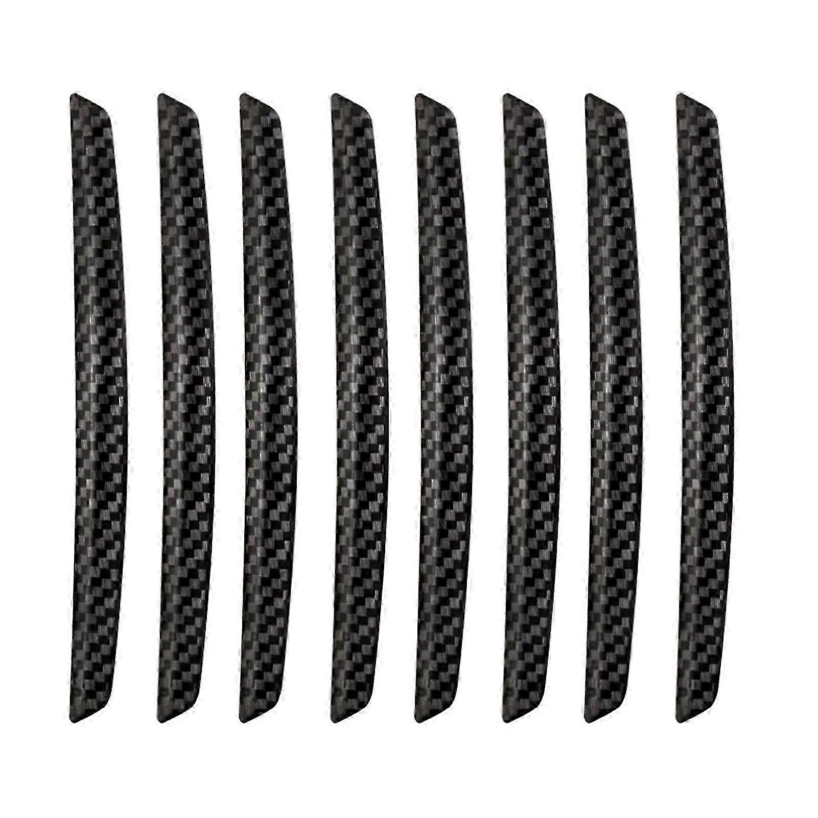 8Pcs PVC Car Door Bumper Strip Anti-scratch Side Door Edge Protector Car Rearview Mirror Bumper Guards Handle Cover 3D Sticker xi