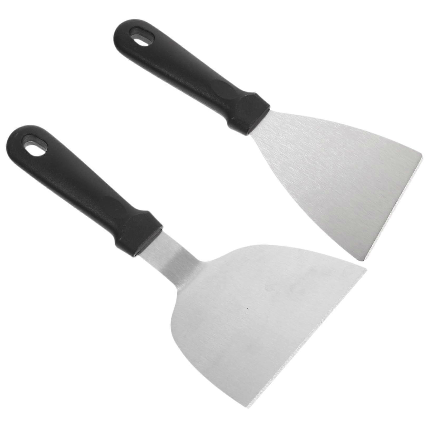 2-Piece Stainless Steel Set For Frying Steaks Nonstick Kitchen Utensils With Flexible Edges